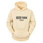 New York City Men's and Women's Hooded Fashion Letter Print Pattern Sportswear Casual Harajuku Hooded Pullover Sportswear