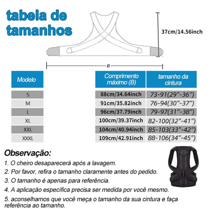 Posture Corrector Brace | Adjustable Back Support