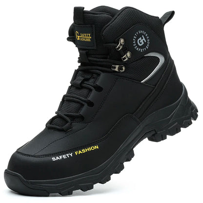 Work Boots Indestructible Safety Shoes Men Steel Toe Shoes Puncture-Proof Sneakers Women Non Slip Work Shoes Male Tactical Boots