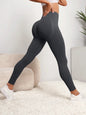 Neue High-Waist-Yogahosen für Damen - bauchkontrollierende Leggings, dehnbare weiche Trainings-Laufhosen, bequeme Fitness-Sporthosen"