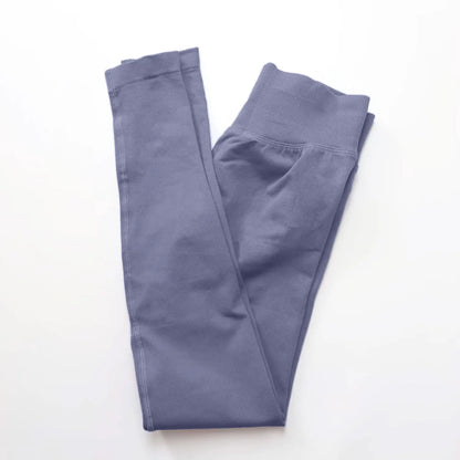 NCLAGEN Impact Leggings Damen Nahtlose Sport Yoga Hosen Niedrig Gerippter Bund Fitnessstudio Kleidung Fitness Workout Leggings Scrunch Butt Strumpfhose