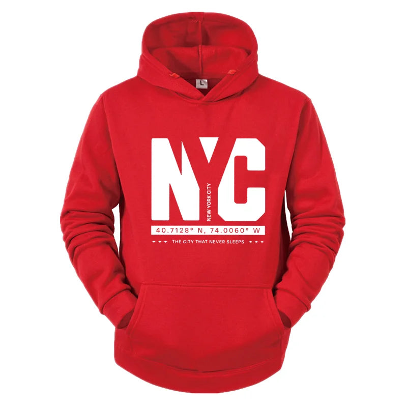 New Autumn And Winter Men's Casual Fashionable Comfortable Letter Printed Long Sleeved Hooded Versatile Sportswear Pullover