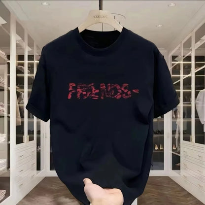 Women's Cotton Slim-Fit Round Neck T-Shirt Summer
