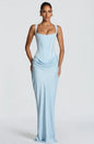 Women's Off-Shoulder Sling Dress – Slim Evening Gown