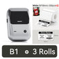 NIIMBOT B1 Portable Thermal Printer With Tapes 2 Inch Adhesive Label Printer Mini Bluetooth Sticker Maker Support Smartphones PC