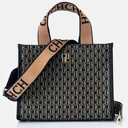 CH Fashion Monogram Print High Quality Metal Logo Casual Light Luxury Brand Designer 2025 New Women's Handbag