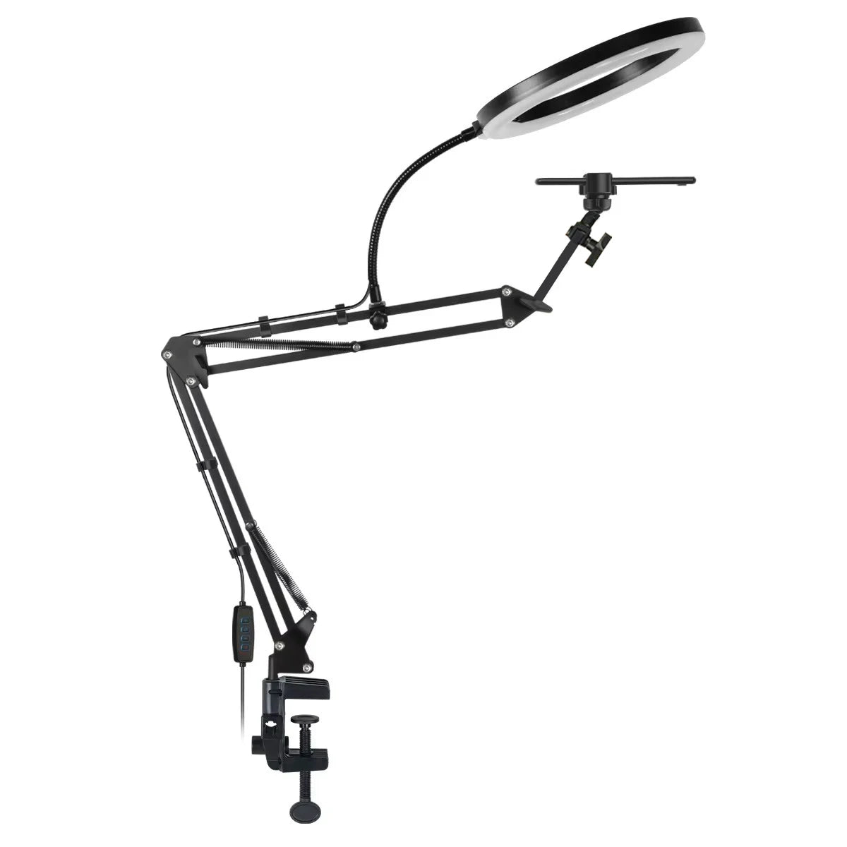 Live-Ständer Handy Professionelle Overhead-Beleuchtung Feste Aufnahme Kamera Mit Anleitungs-Aufnahme Video Selfie Stick