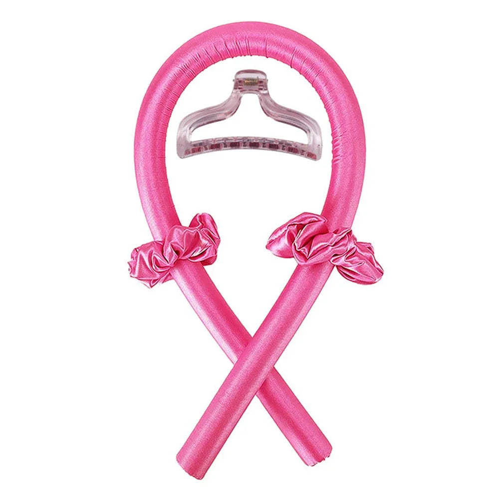 Hitzefreies Lockenstab-Stirnband Ohne Hitze Seidenlockenband Haarwickler Schlafendes Weiches Stirnband Faule Lockenwickler Haarstyling-Tools