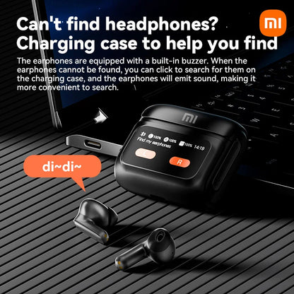 Xiaomi ANC Kabellose Kopfhörer Bluetooth-Ohrhörer Touchscreen AirPods-Steuerung Aktive Geräuschunterdrückung In-Ear-Kopfhörer Integriertes Mikrofon