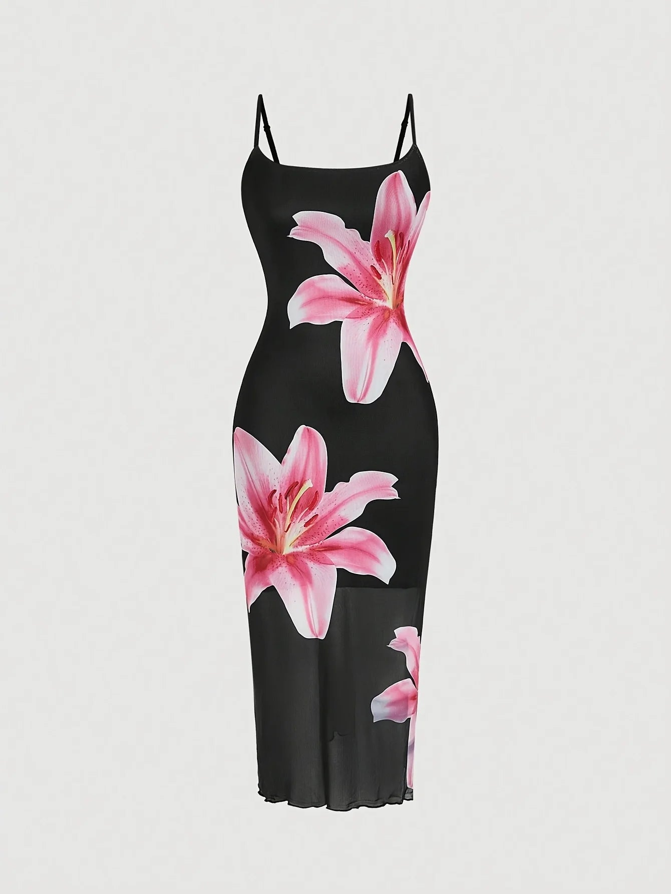Elegant womens summer dress, resort-style dress