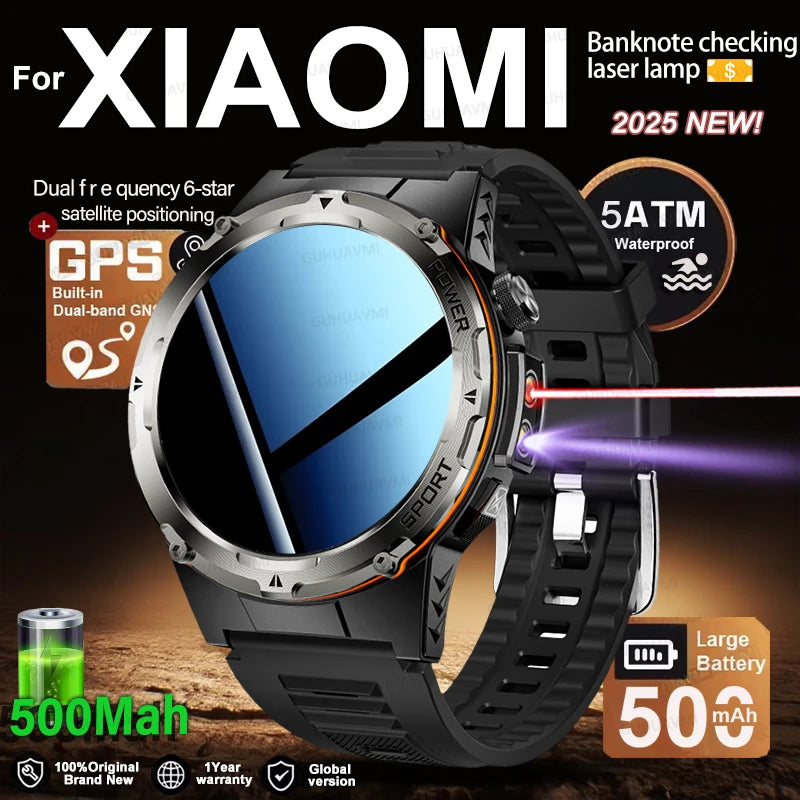 2025 NEU Beliebte Outdoor GPS-Tracker Sport Smartwatch Herren 500mAh NFC HD Anruf IP68 Tiefe Wasserdichte Uhr Herren Für Xiaomi Herren
