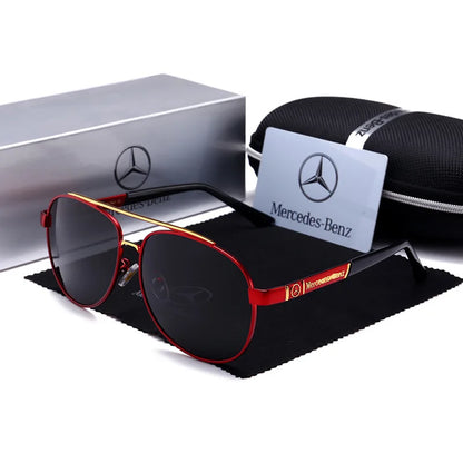For Mercedes Benz A B C E S V Class GLB GLC GLE AMG Pilot SLK SLC ML Car High Men Anti Glare Driver Goggles Polarized Sunglasses