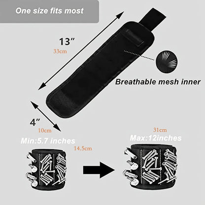 Magnetisches Armband zum Halten von Schrauben, Nägeln, Bohrern, Handgelenk-Werkzeughalter mit starken Magneten, Coole Gadgets für Männer, Frauen