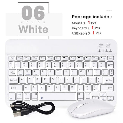 New Portable Wireless Bluetooth Keyboard Without Touchpad Mini Slim Mute Keyboard For IOS Android Windows Universal Office Use