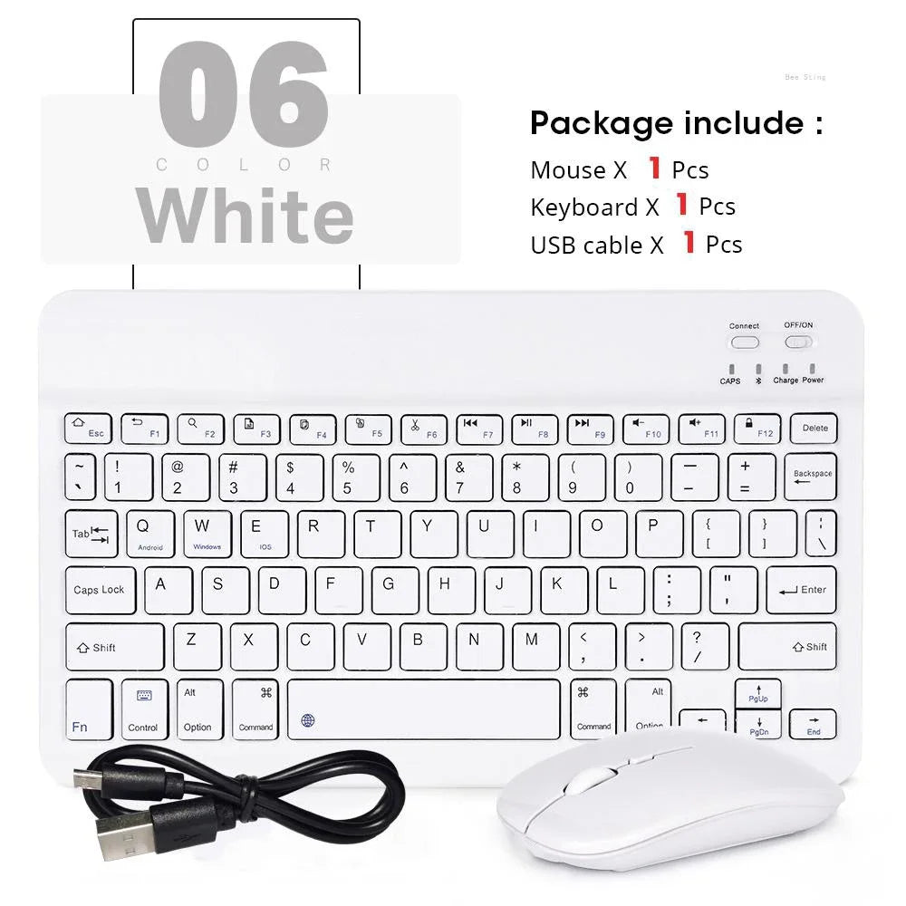 New Portable Wireless Bluetooth Keyboard Without Touchpad Mini Slim Mute Keyboard For IOS Android Windows Universal Office Use