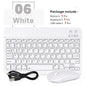 New Portable Wireless Bluetooth Keyboard Without Touchpad Mini Slim Mute Keyboard For IOS Android Windows Universal Office Use