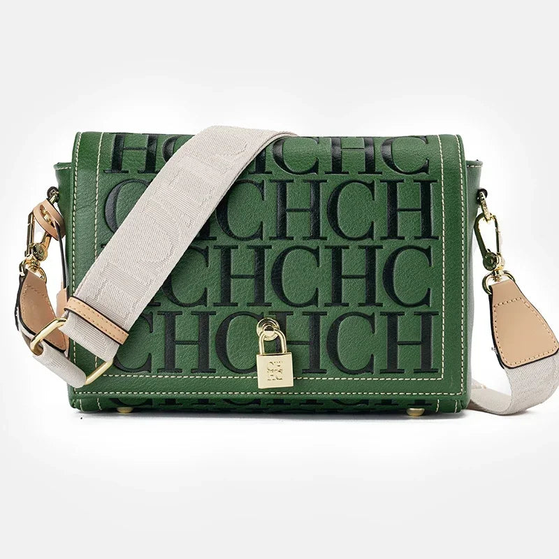 Autumn and Winter Solid Color Crossbody Bag with Letter Printing High Quality Women's Fashion Elegance 2025 Classic Women's Bag