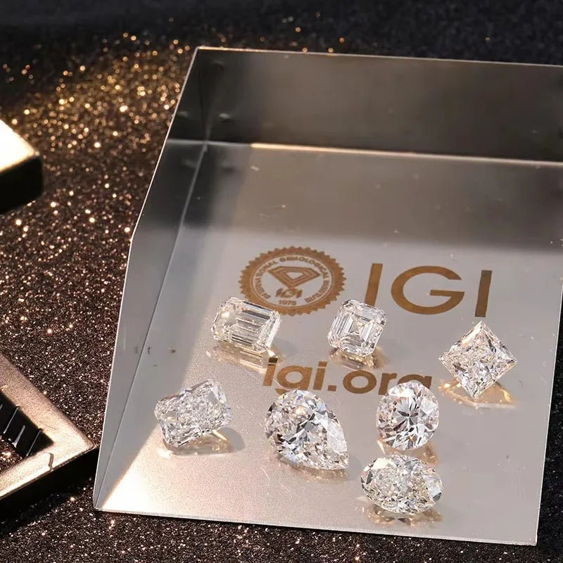 IGI Certificate Lab Grown Diamonds HPHT CVD 0.5ct 1ct 1.5ct 2ct 3ct 5ct Laboratory Diamond