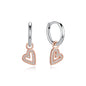 Original 925 Sterling Silver Earrings 2025 Stud Hoop Crystal Earings For Women Rose Gold Crown Heart Infinity Bee Earing Jewelry