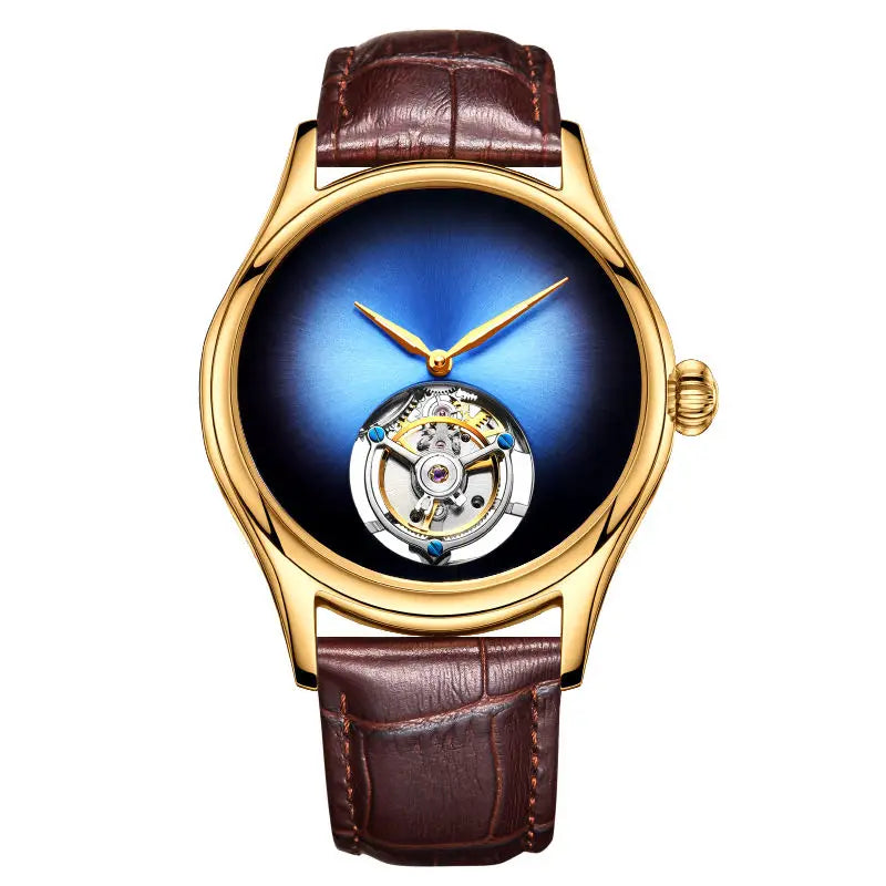 AESOP Top Brand Luxury Clock 100% Authentic Tourbillon Men's Watch Movement Mechanical Sapphire Glass Skeleton Watches for Man