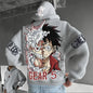 Anime Hoodie Men Women One Piece Luffy Gear 5 Nika Streetwear Casual Pullover Sweatshirt Long Sleeve Tops Autumn Winter Fashion