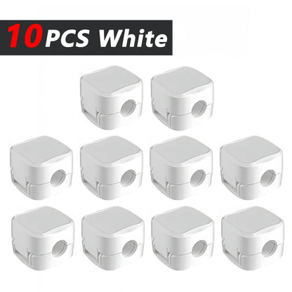 Strong Adhesive Cable Clips - Under Desk Cord Holder