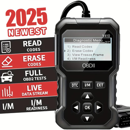 Auto-OBD2-Scanner Diagnosegerät Fehlercode-Leser Motorfehlercode-Leser-Scanner kann alle OBD-II-Protokoll-Autos ab 1996 diagnostizieren