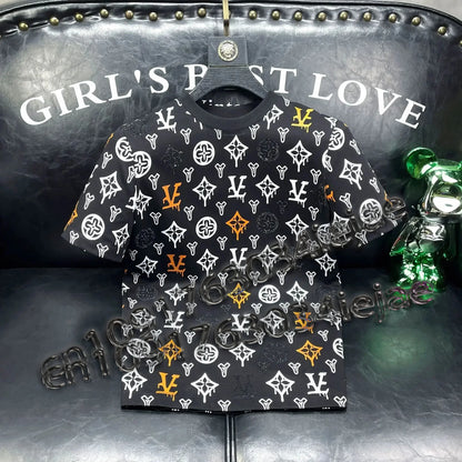 Comfortable Casual Quick-Drying T-Shirt for Men And Women 3D Printed High-End Streetwear Short-Sleeved Sports Moto Top