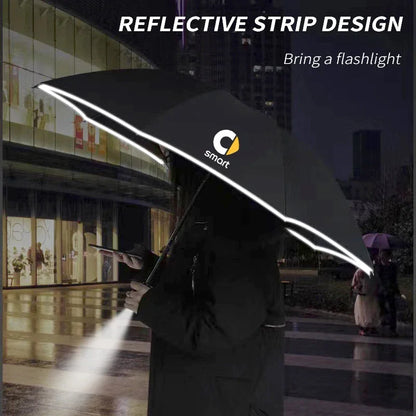 For Smart Eq Fortwo Forfour 453 451 452 450 454 Roadste Car Fully Automatic Reflective Sun Umbrella Folding Sunshade Accessories