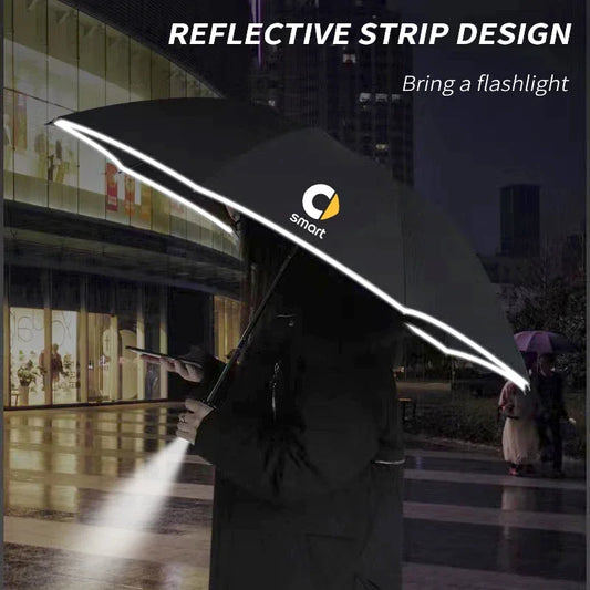 For Smart Eq Fortwo Forfour 453 451 452 450 454 Roadste Car Fully Automatic Reflective Sun Umbrella Folding Sunshade Accessories