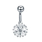 1Pc Surgical Steel Belly Button Ring Navel Nombril Piercing CZ Belly Ring Sexy Women Belly Piercing Body Jewelry Ombligo 14G