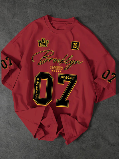 2025 Sommer Herren T-Shirt Freizeit Sportbekleidung Digital Sportbekleidung Outdoor Street Herrenmode