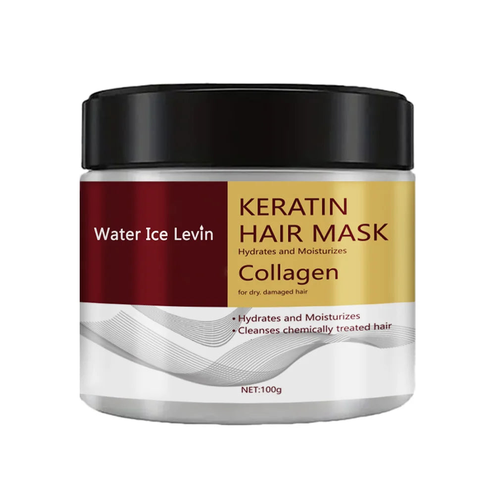 Kollagen Keratin Haarmaske Dual Oil Control Feuchtigkeitscreme Spülung Weich Glatt Frizz Geschädigte Reparatur Revitalisieren Haarpflege