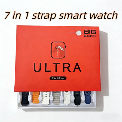 7-in-1-Armband Smartwatch unterstützt magnetisches Laden, Bluetooth-Anrufe, Gesundheits- und Fitness-Tracking, DIY-Zifferblätter für Herren und Damen