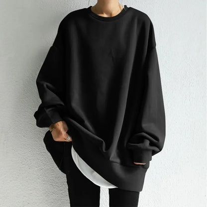Lockere Herren- und Damen-Paar-Hoodies Rundhals-Pullover Koreanischer Stil Hohe Qualität Herbst und Winter Neue elegante Mode
