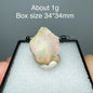 Ethiopia Opal Gem Mineral Specimen – 34x34mm Box
