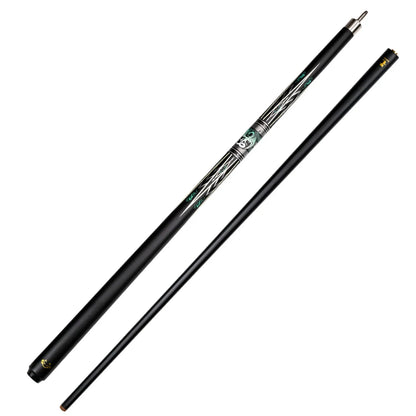 12.75mm Low Deflection Glass Fiber Shaft Pool Cue Maple Butt with Stainless Steel Quick Release Joint and Multi-Layer Tip
