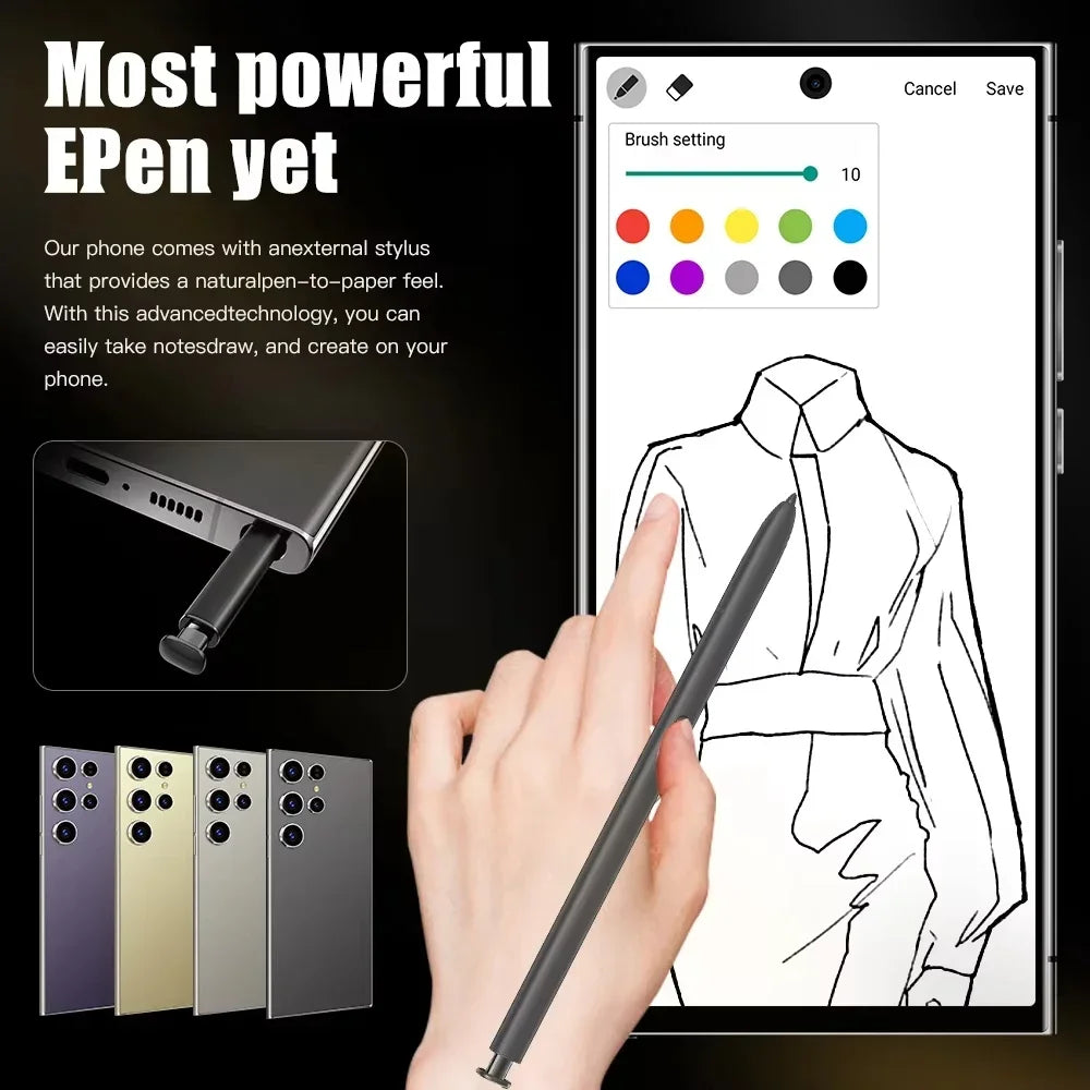 2025 HOT S26 Ultra 5G 22GB 2TB originales intelligentes 5G Dual-SIM Dual-Standby Android 14 System globale Version 8000mAh Akku