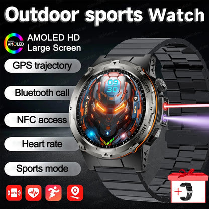 2025 NEU Beliebte Outdoor GPS-Tracker Sport Smartwatch Herren 500mAh NFC HD Anruf IP68 Tiefe Wasserdichte Uhr Herren Für Xiaomi Herren