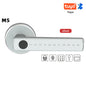 RAYKUBE M5 Tuya BLE Smart Fingerprint Türschloss Digitales elektronisches Schloss mit Passwort/Schlüssel/IC-Karte/Smartlife/Tuya APP Entsperrung