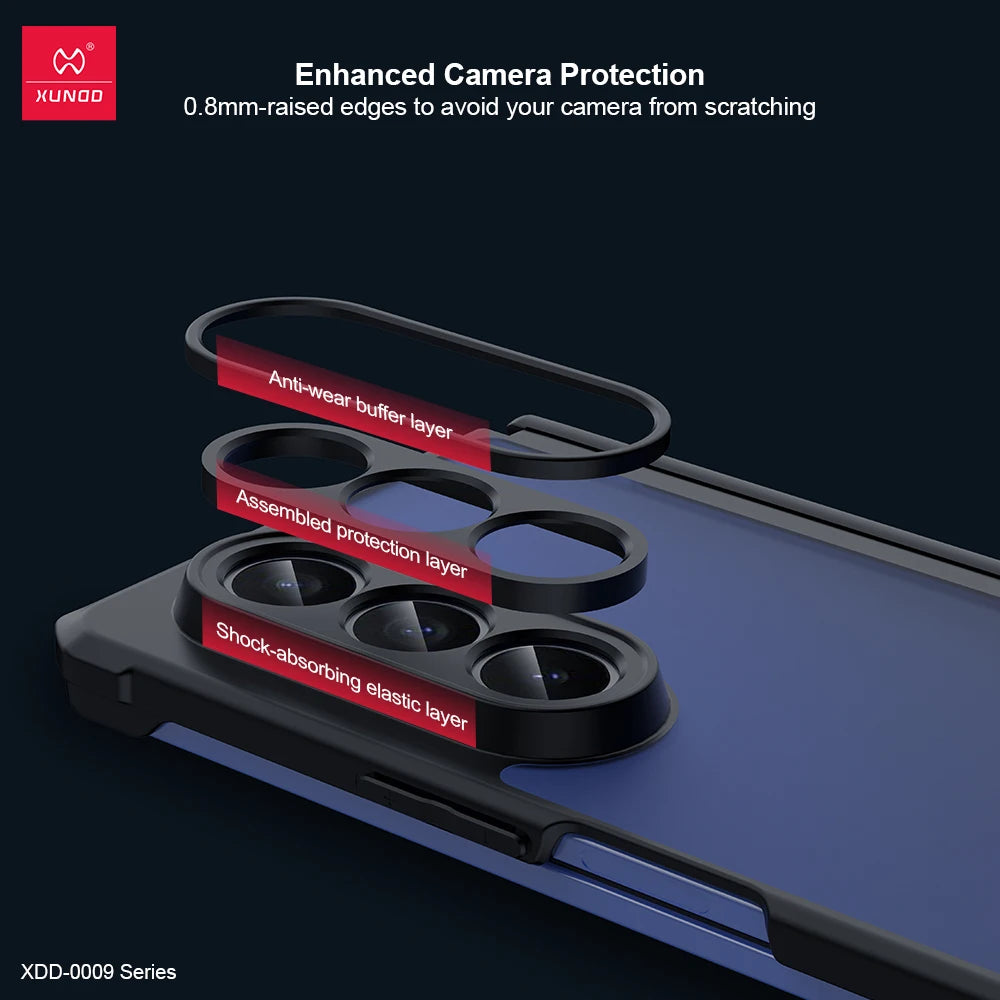 Xundd Galaxy Z Fold 7 Hinge Rebound Magnetic Case