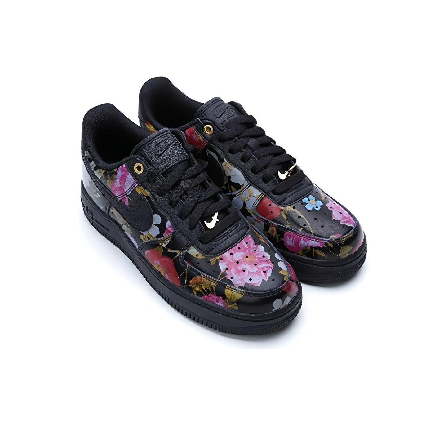 POIZON Nike Air Force 1 Low Black Floral Women's AO1017-002