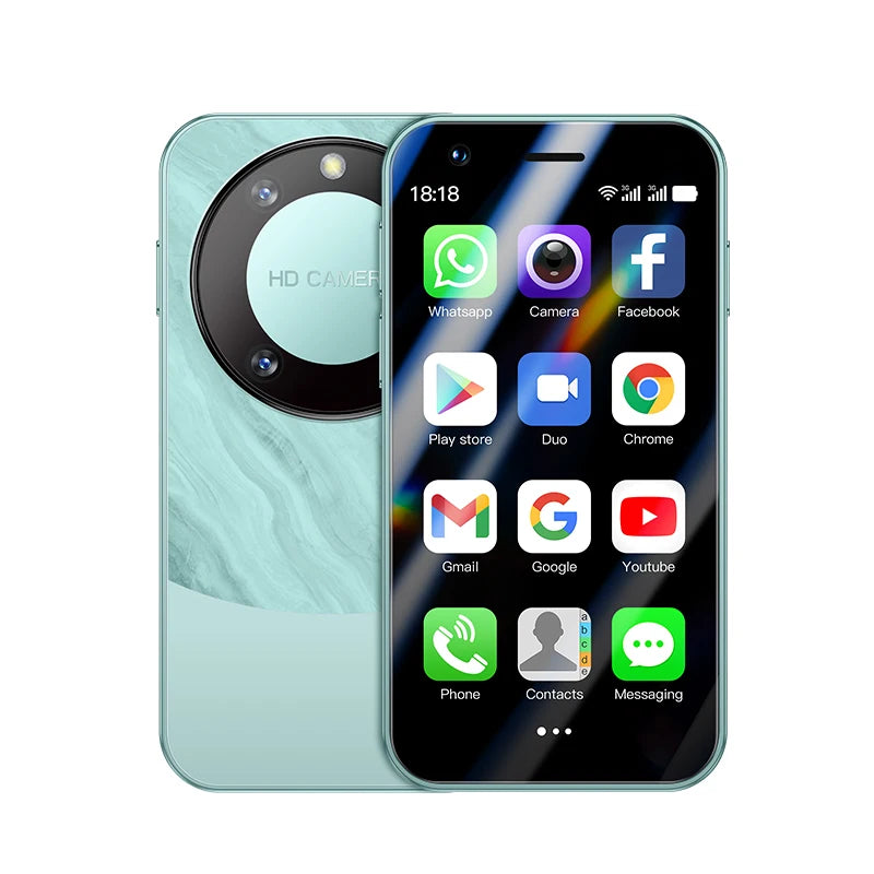 SOYES F8 Mini Smartphone 3.0inch Android 8.1 Dual SIM 3G Network Small Phone, 2GB RAM 16GB ROM, Children's Portable Student Gift