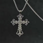European And American Fashion Personality Retro Gothic Cross Necklace For Men And Women Street Hip-Hop Trendsetters Versatile Pe