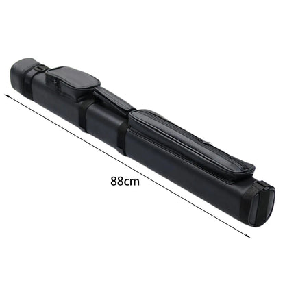 Premium Pool Cue Case for 2 Butts and 2 Shafts - Protective Carrying Bag for Billiard Enthusiasts