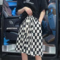 Men's Ice Silk Shorts – Chessboard Loose Casual Fit