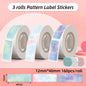 Phomemo Q30 Etikettendrucker Mini Drucker Taschen-Thermoetikettendrucker Kabelloser Aufkleber Drucker Tragbarer Taschenetikettendrucker Verschiedenes Etikettenpapier