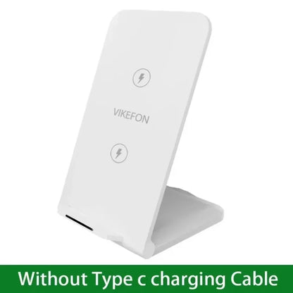 65W Wireless Charger Station Earphone Phone Fast Charging Charger Holder For iPhone 16 15 14 13 Pro Max Samsung S24 S23 Xiaomi
