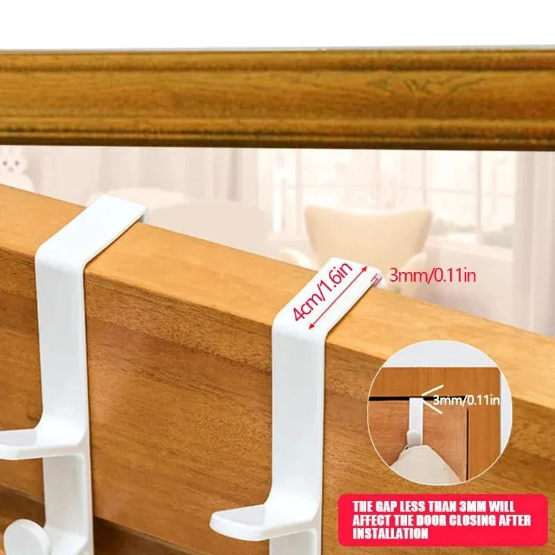 Over Door Clothes Hanger Rack - Purse & Bag Hooks