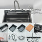 Smart Kitchen Sink Set – Digital Display, Waterfall, Water Purifier & Soap Dispenser